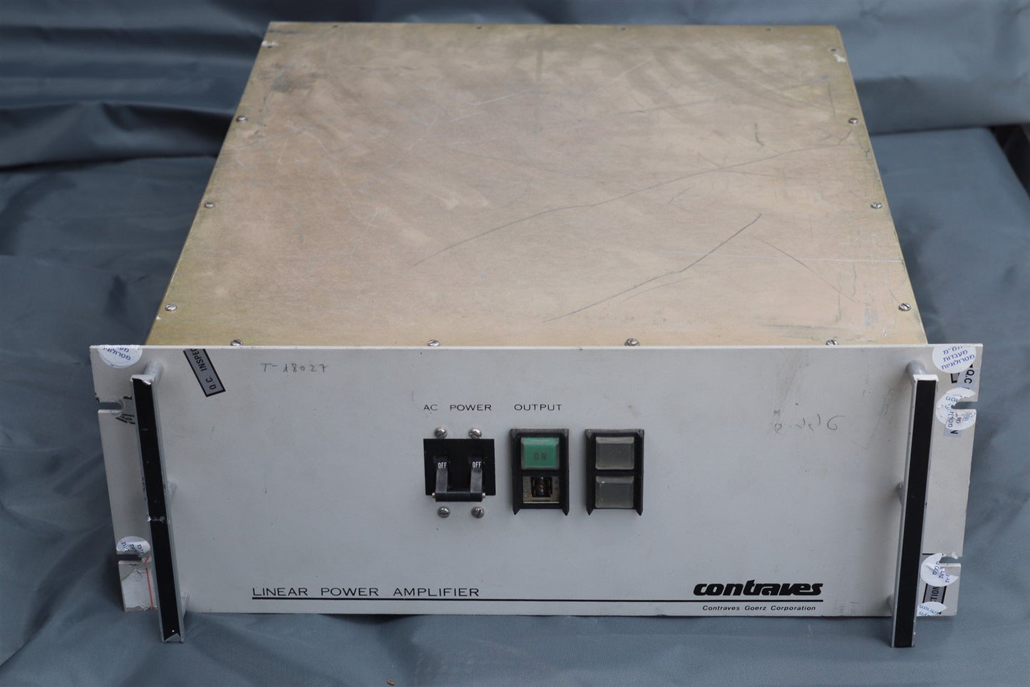 Contraves 60 CGM 600 Linear Power Amplifier 711318-6 REV.C