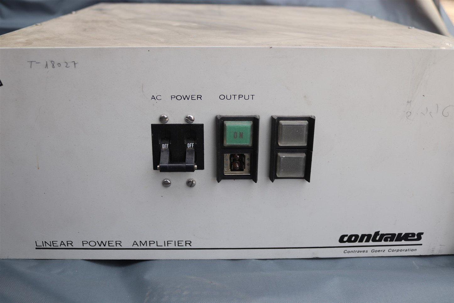 Contraves 60 CGM 600 Linear Power Amplifier 711318-6 REV.C