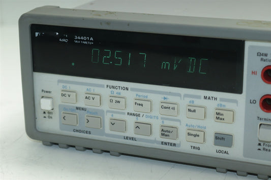 Hp Agilent 34401A 6½ Digit Multimeter Line 45-440 Hz 25VA Max 220V Tested
