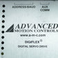 PHILIPS ADVANCED MOTION CONTROLS Digiflex Digital Servo Drive 459800298901