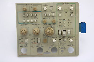 Tektronix Oscilloscope Repair Part 670-7283-00 Control Panel