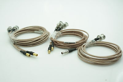Set of 5 Cables for National Instruments MCX / MMCX to BNC Length 1.50 / 1.00 M