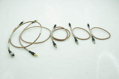 Set of 5 Cables for National Instruments MCX Male to MCX / SMA Male 0.50/0.30M