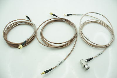 Set of 3 Cables for National Instruments MCX Male to BNC / SMA Male 2M