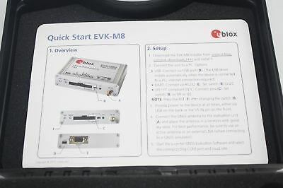 u-blox EVK-M8N-0-01 GPS GNSS Evaluation kit TCXO crystal Ocillators NIB