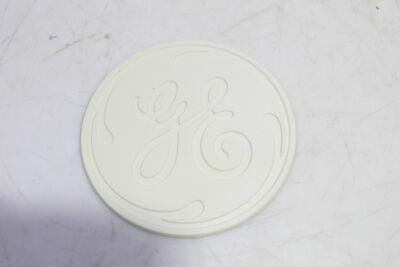 5X GE General Electric White Plastic Logo With Double Sided Adhesive