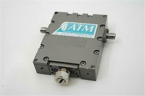 ATM RF Microwave Adjustable Attenuator 4-6 GHz 0-30dB Attn Tested