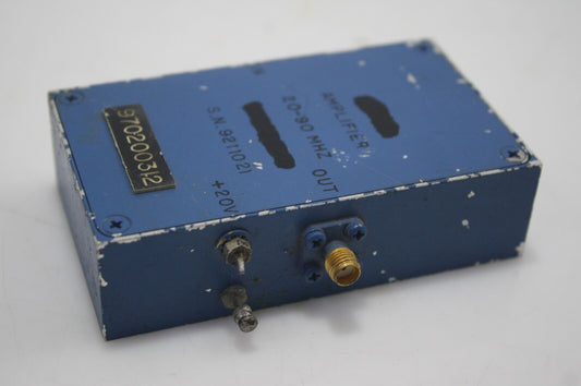 Microwave RF Power Amplifier 20-90MHz 26dBm 11dB gain Tested