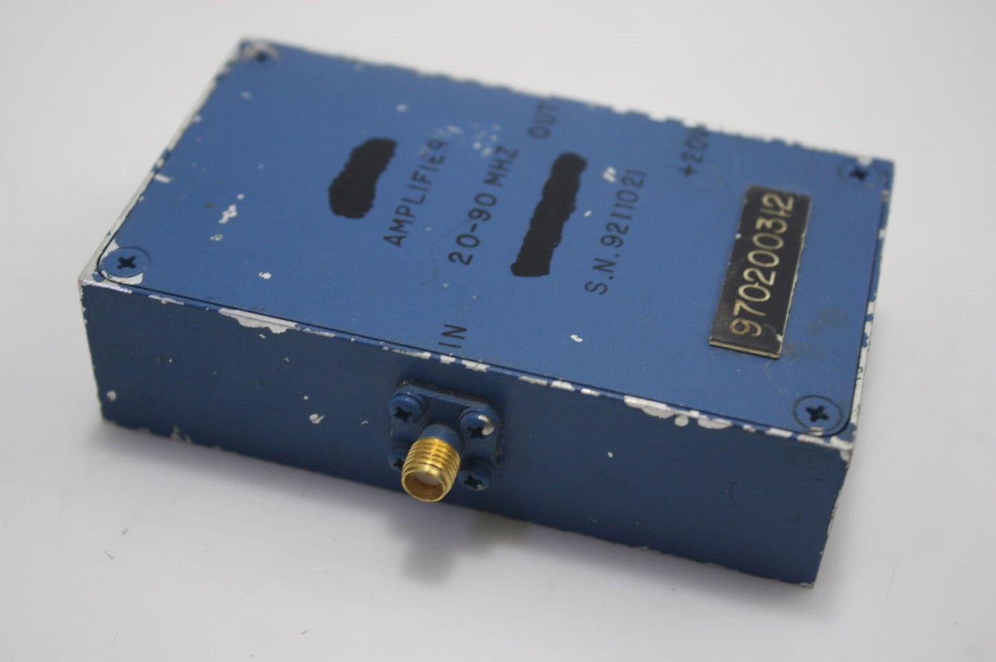Microwave RF Power Amplifier 20-90MHz 26dBm 11dB gain Tested