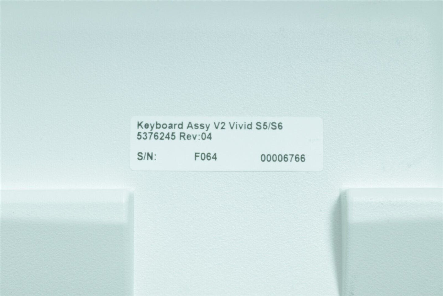 GE HealthCare Keyboard Assy V2 Vivid S5/S6 5376245 TESTED!