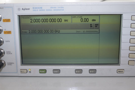 HP Agilent E4432B ESG-D Signal Generator 250khz-3GHz