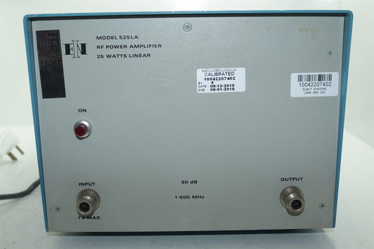 ENI 525LA RF Power Amplifier 1-500MHz 50dB 25 Watts Linear Tested Working!