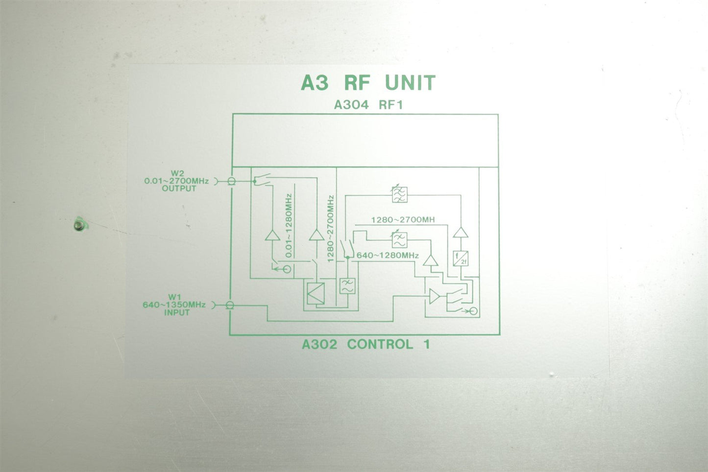 Anritsu MG3633A Synthesized Signal Generator 10kHz-2700MHz A3 RF Module