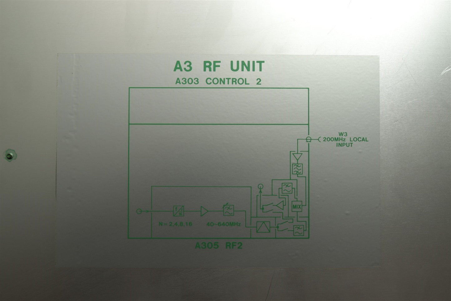 Anritsu MG3633A Synthesized Signal Generator 10kHz-2700MHz A3 RF Module