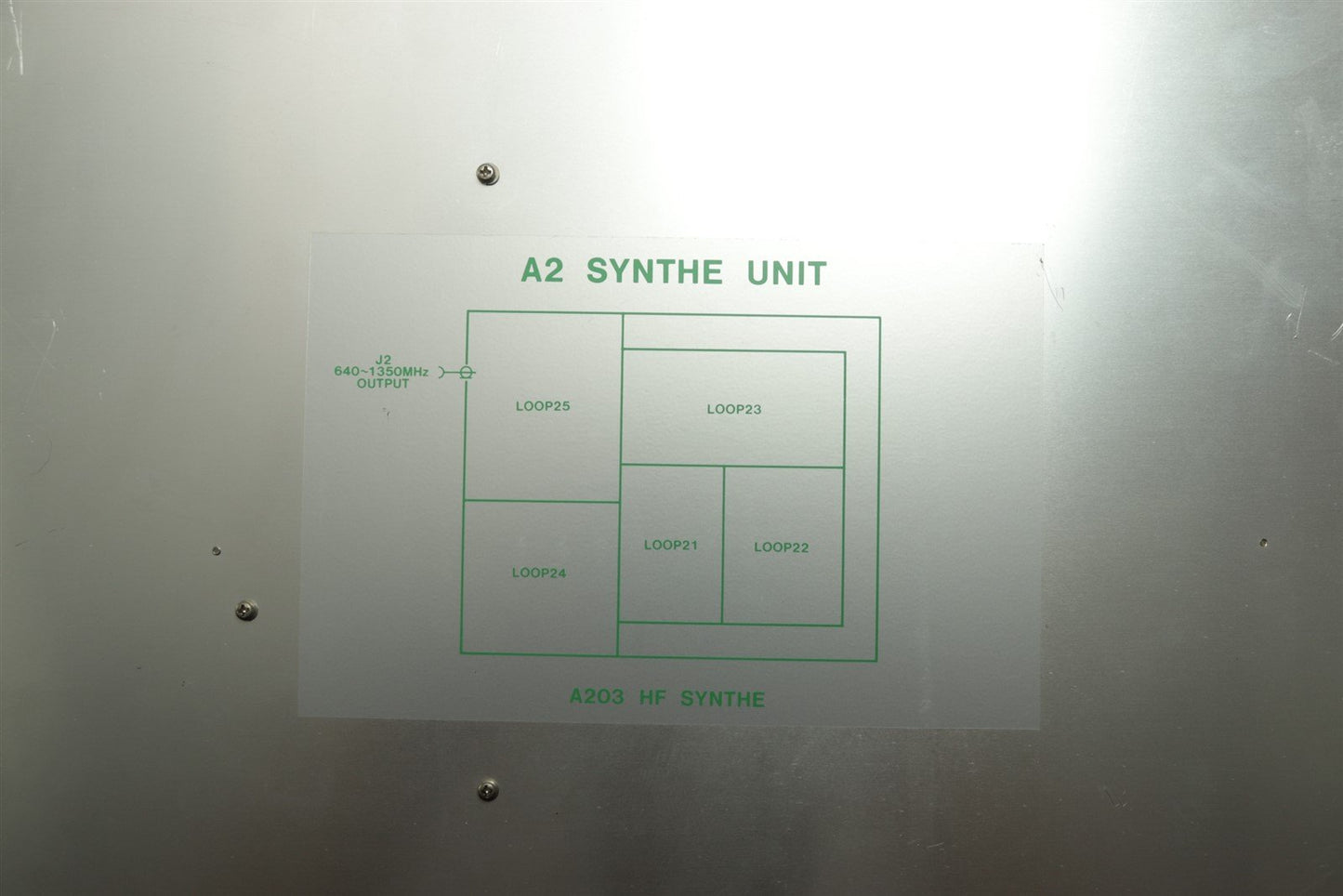 Anritsu MG3633A Synthesized Signal Generator 10kHz-2700MHz A2 Synthe Module