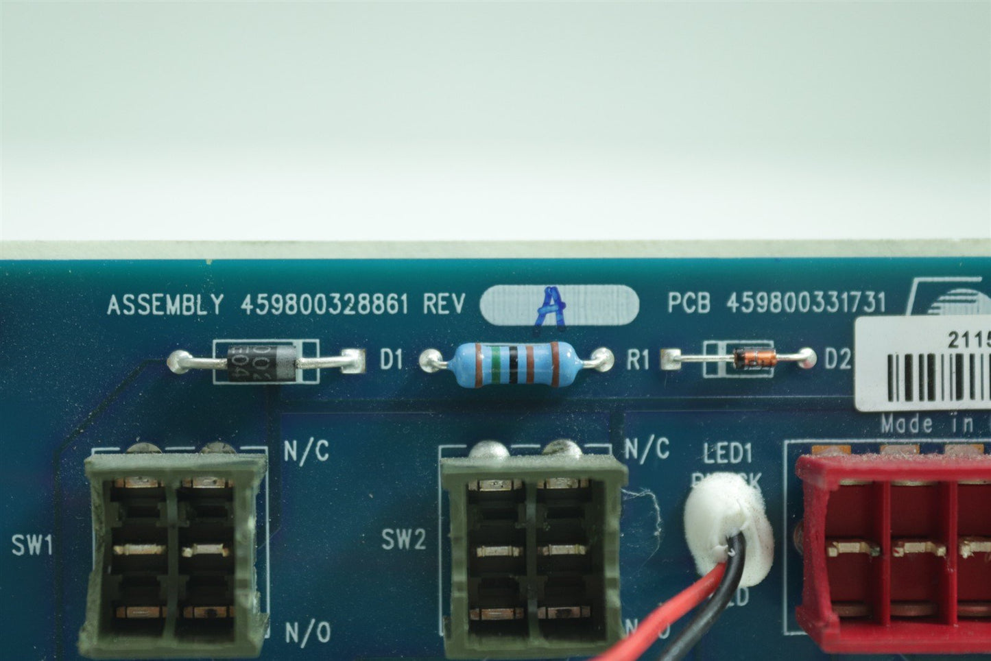 Philips CT Brillance Service Switch Assy 459800328861