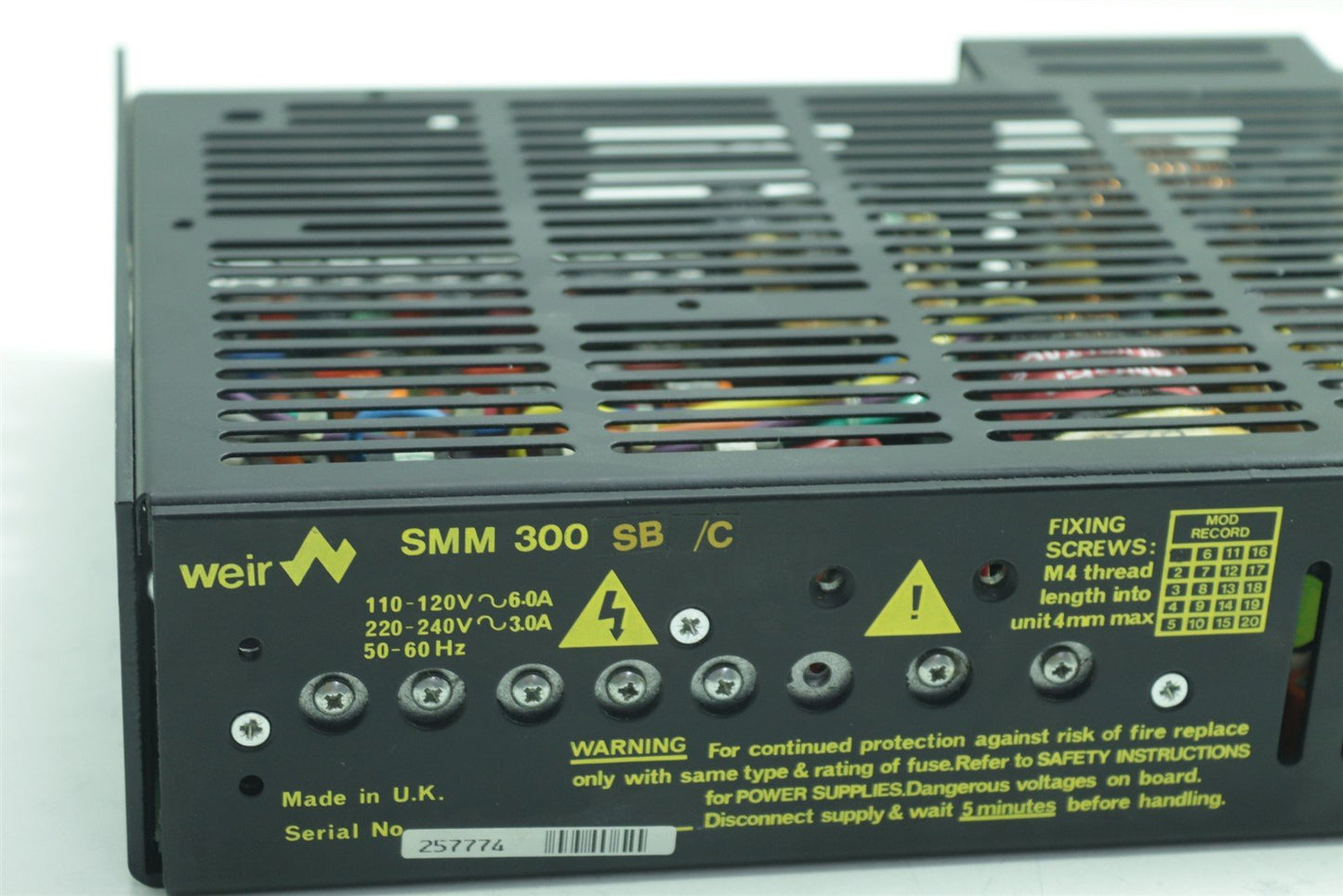 Weir SMM300 Power Supply