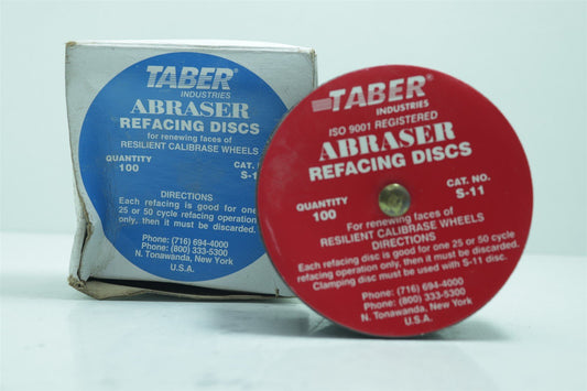 NEW Taber Abraser S-11 Refacing Discs 4" 150 grit. 100pcs