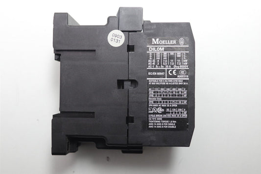 Moeller DIL0M Contactor 230/240V 50/60Hz