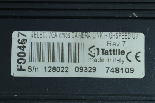 TATTILE F00467 Telecam VGA CMOS Cameralink Highspeed UV