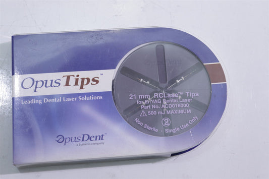 Lumenis OpusDent OpusTips 21mm RCLase Tips for Er: YAG Dental Laser ACD016000