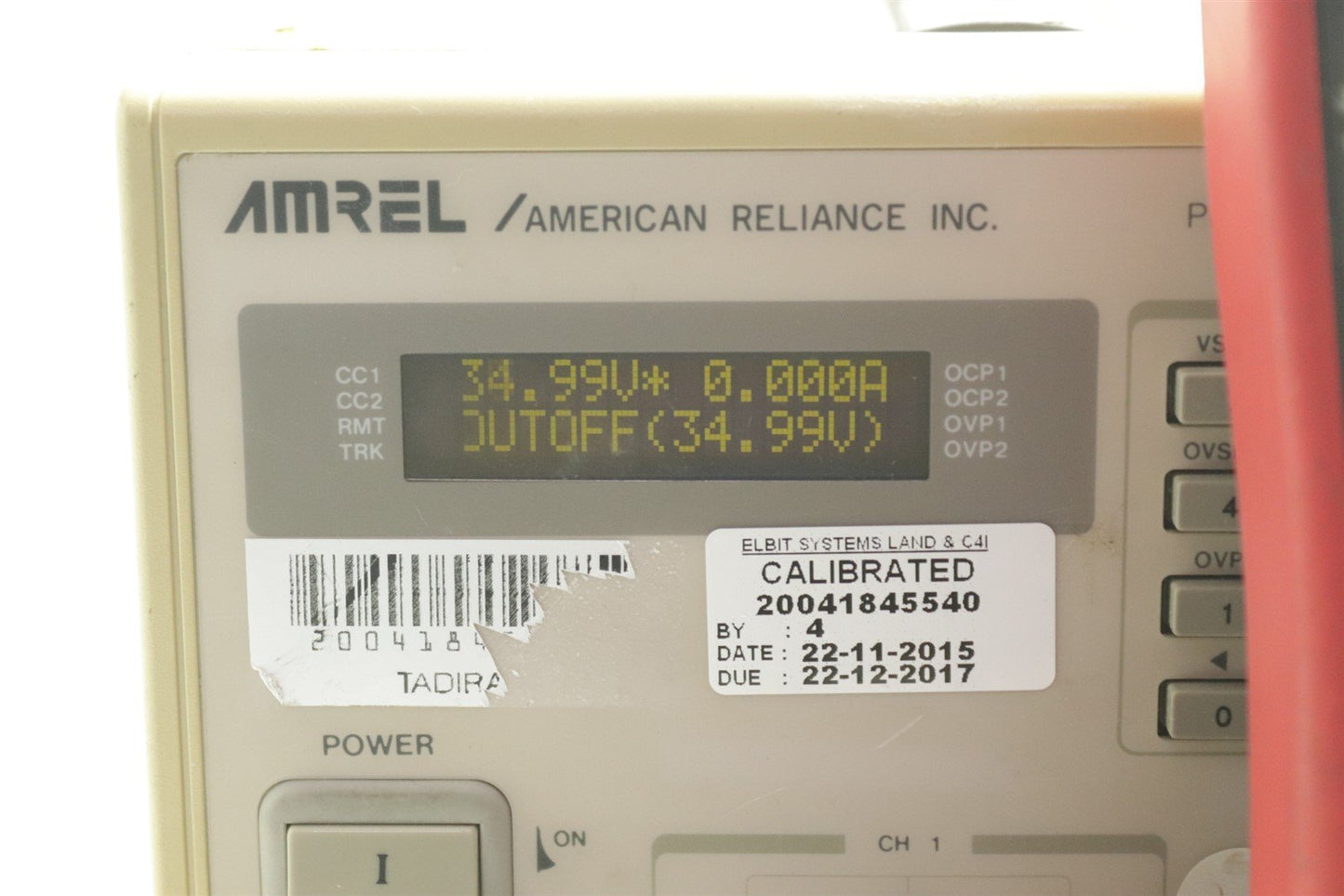 Amrel PPS35-2D 35 Volt 2 Amp, 140 W Dual Output Programmable DC Power Supply
