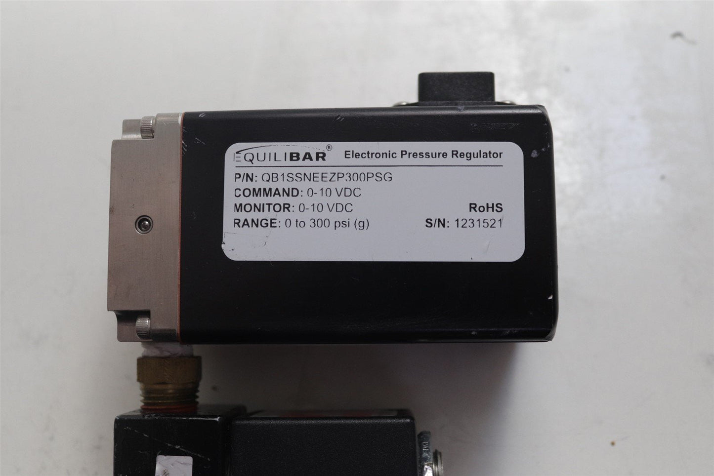 EquiliBar Electronic Pressure Regulator QB1SSNEEZP300PSG 0-300PSI