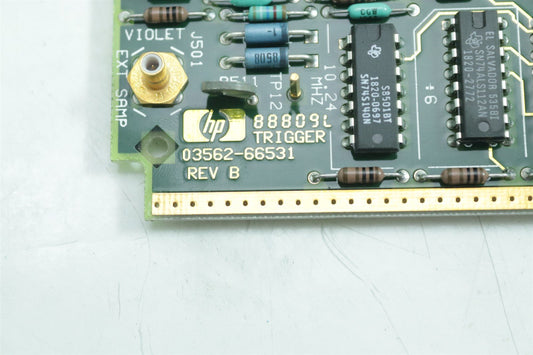HP Agilent 3562A dynamic signal analyzer Trigger 03562-66531