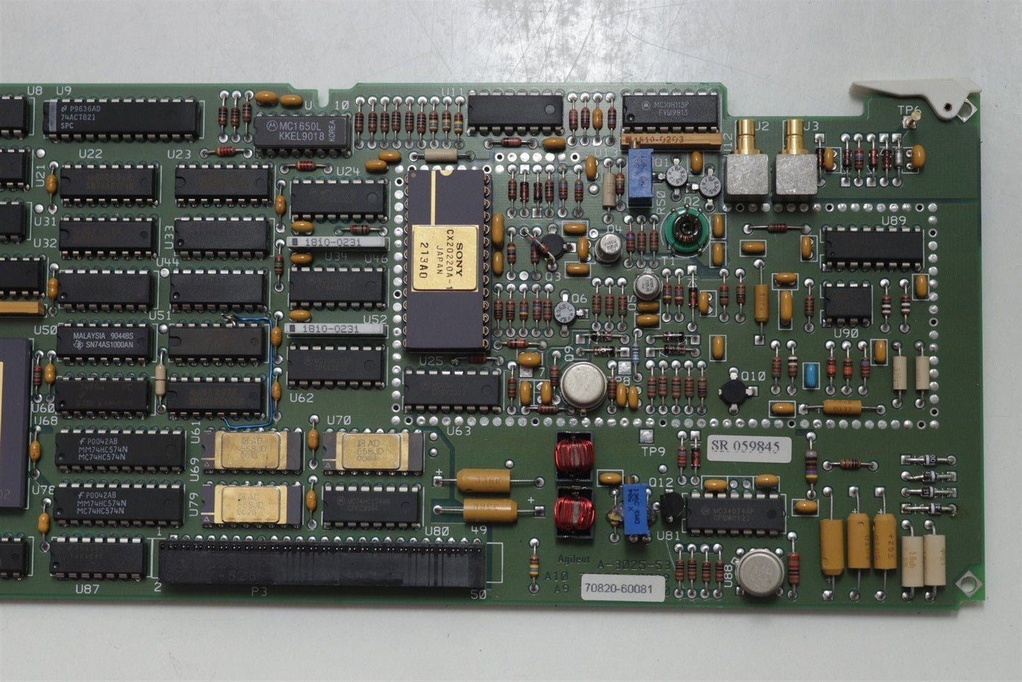 HP Agilent 70820A Board Assy 70820-60081