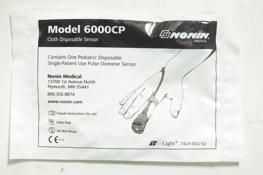 x5 Nonin 6000CP Padiatric Disposable Single Use Sensor