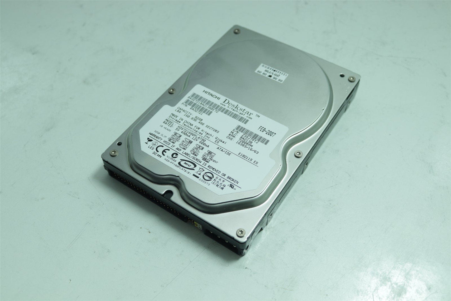 Hitachi Deskstar HHD 82GB 7200RPM HDS721680PLAT80 0A32721