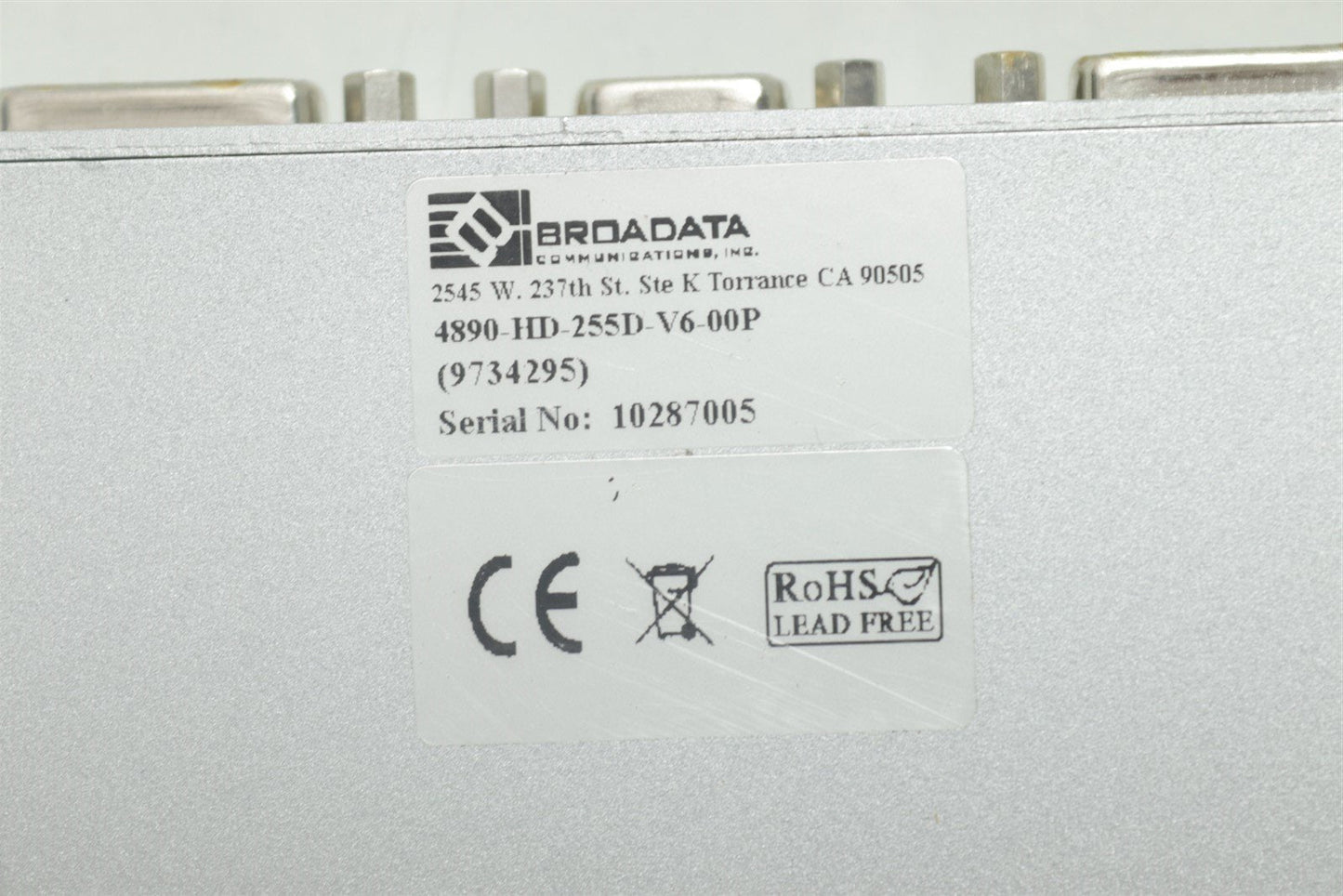 Broadata 4900 Series Fiber Optics