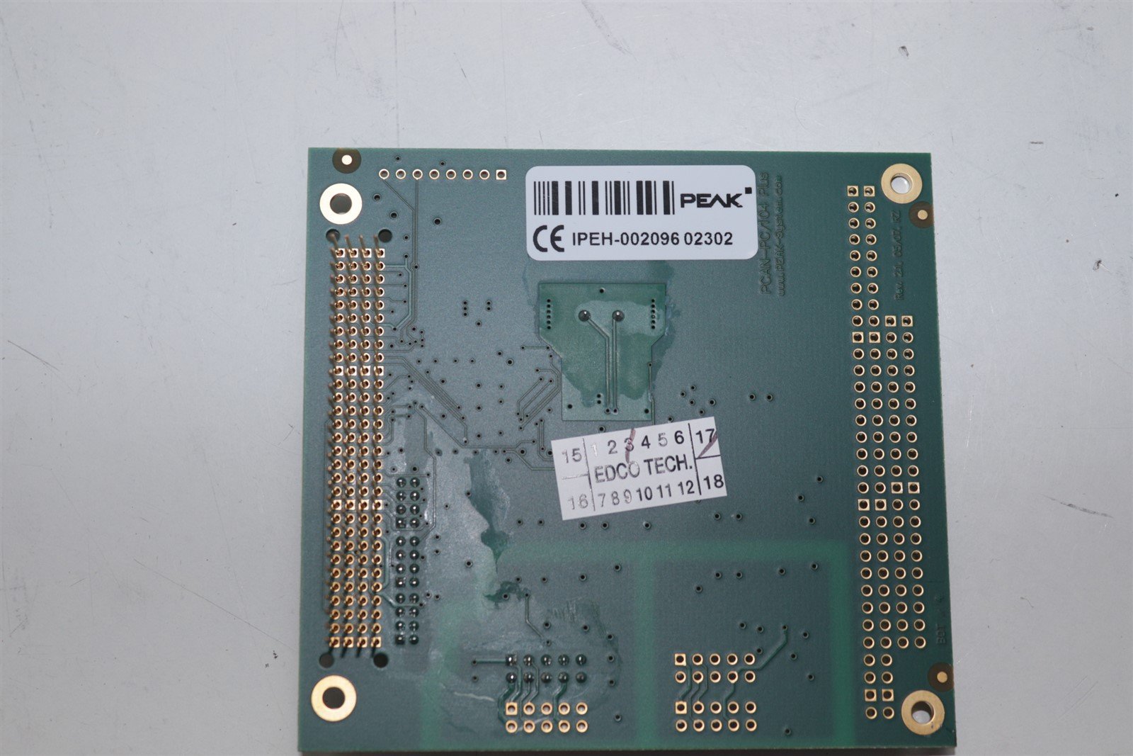 New Peak Pcan-PC/104-Plus Single CAN interface for PC/104-Plus IPEH-00 ...