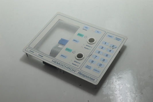 Hemochron Response Blood Diagnostic System Front Panel Assy