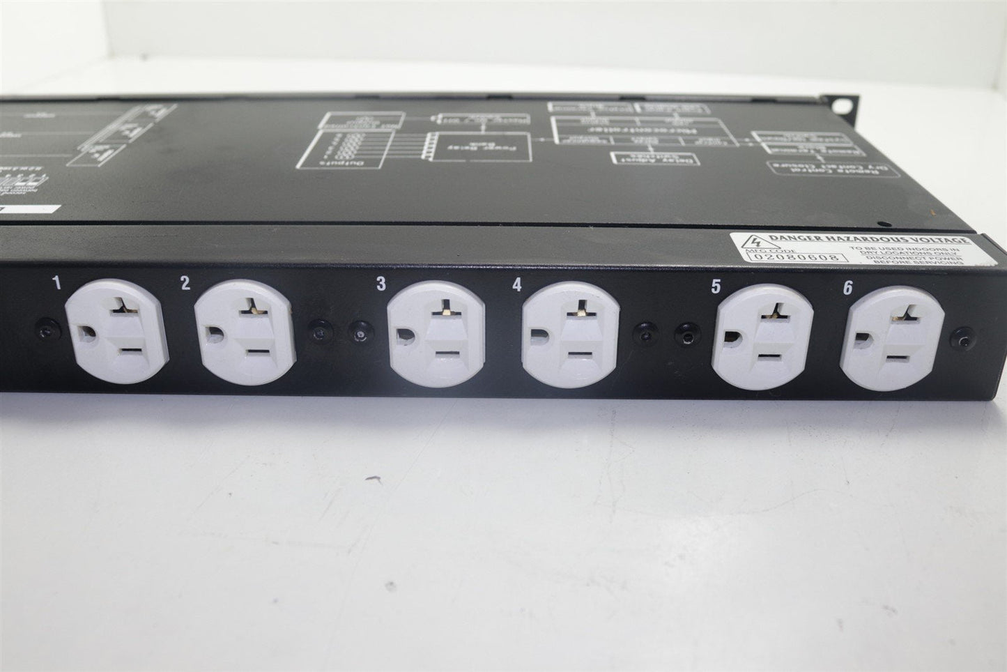 Middle Atlantic Power Sequencer 6-Step Sequencer 115V 20 Amp 6 Outlets PDS-620R