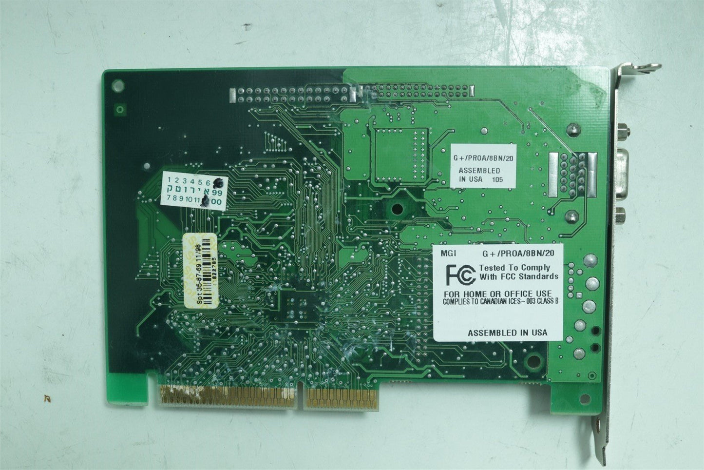 Matrox 815-01 REV.: A KS-11 94V-0 2398 CCT90327 202180-A-00 Video Card