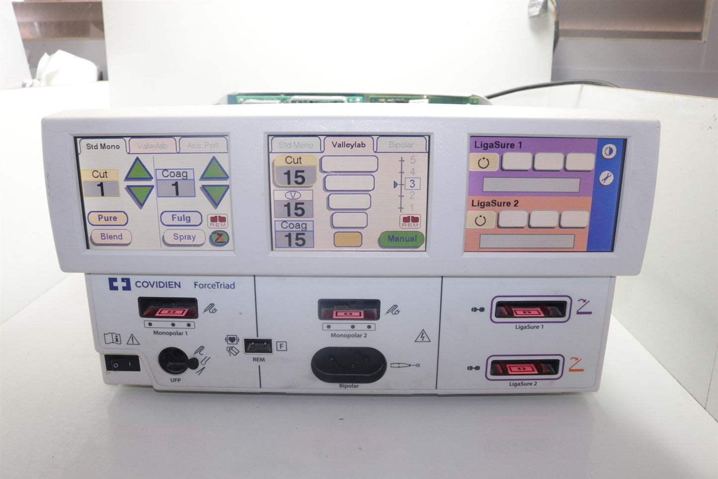 Covidien ValleyLab ForceTriad Platform Electrosurgical ESU No Top Cover, Tested