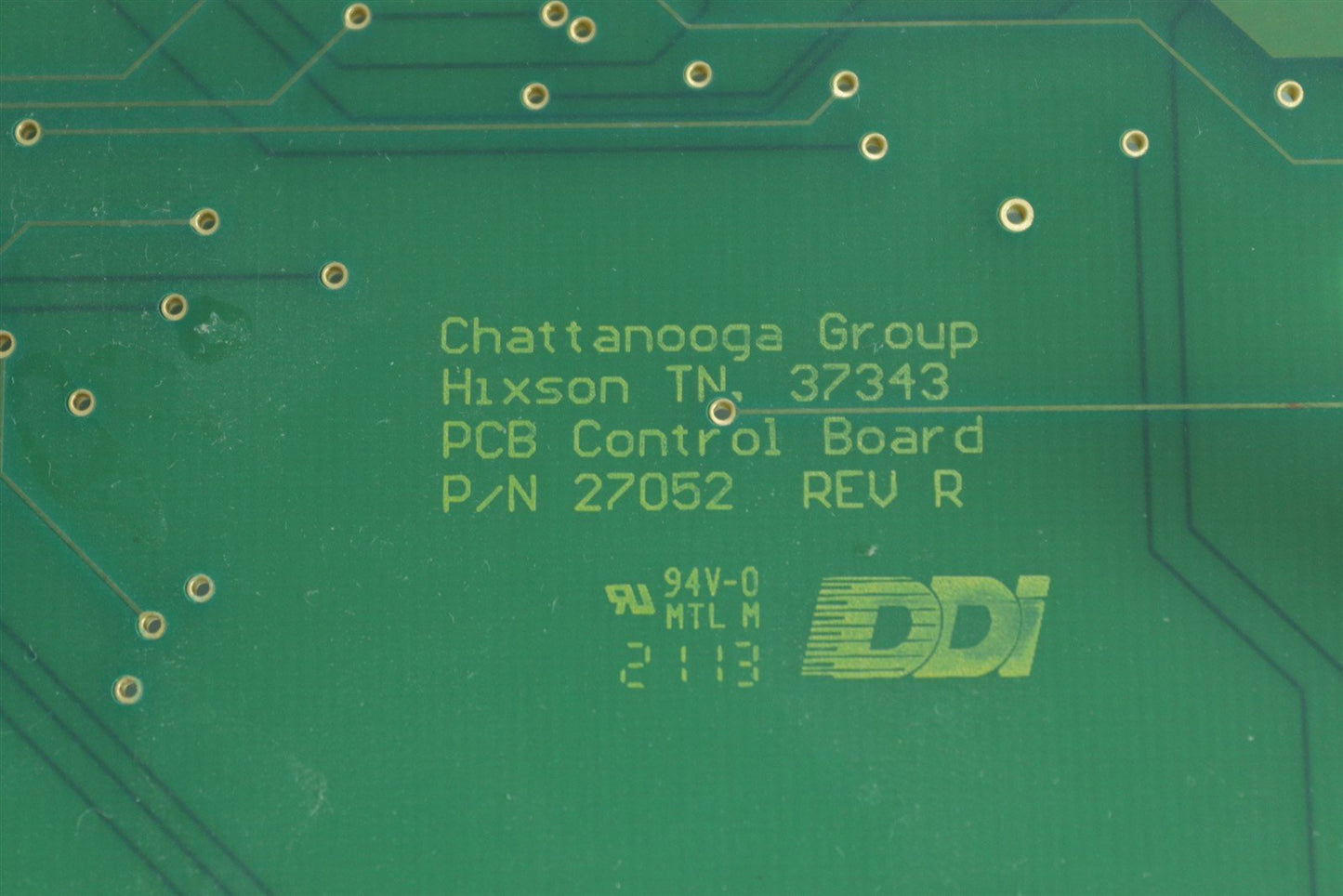 Chattanooga Group Intelect Advanced Color Combo 2752CC pcb control board 27052