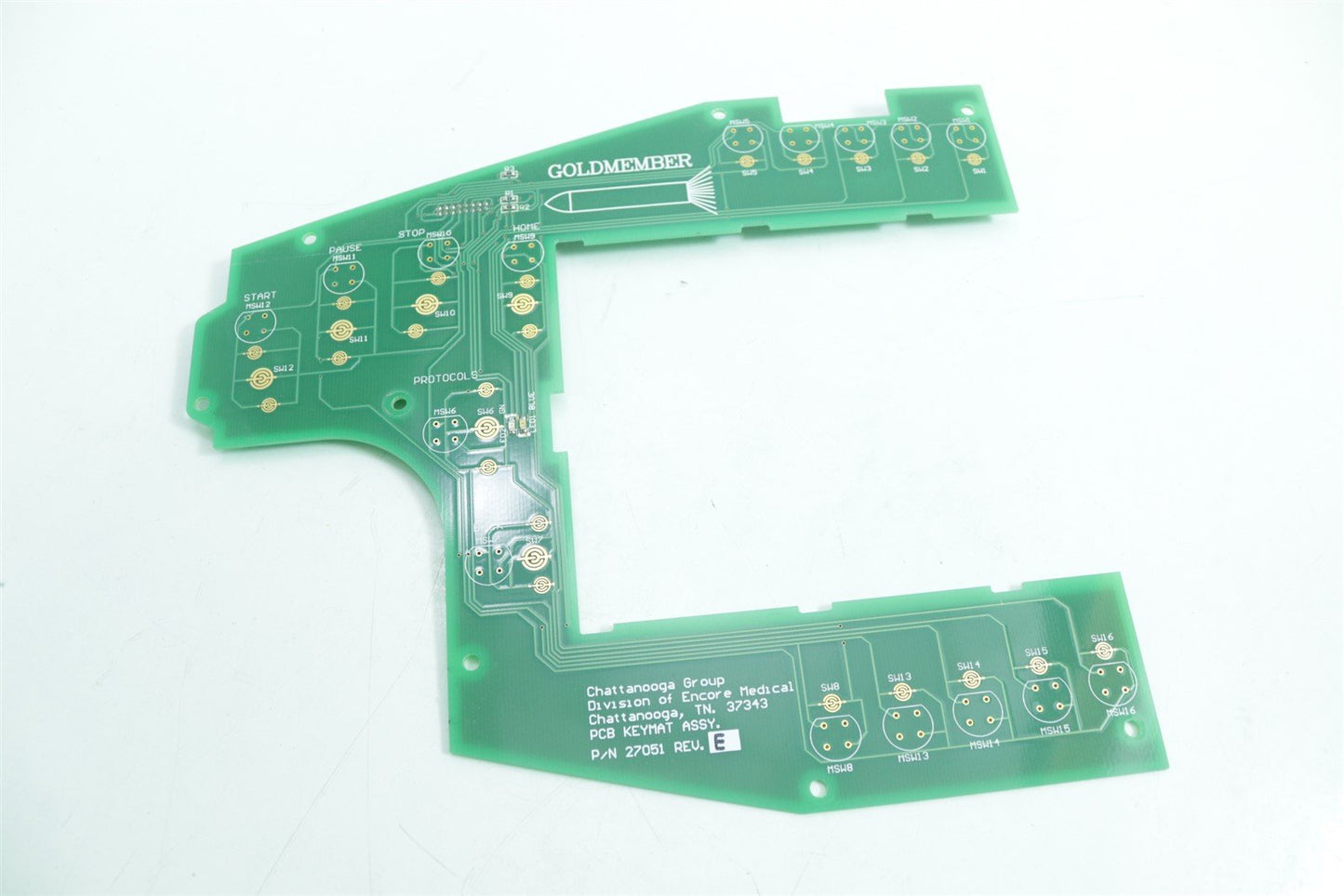 Chattanooga Group Intelect Advanced Color Combo 2752CC pcb keymat assy 27051