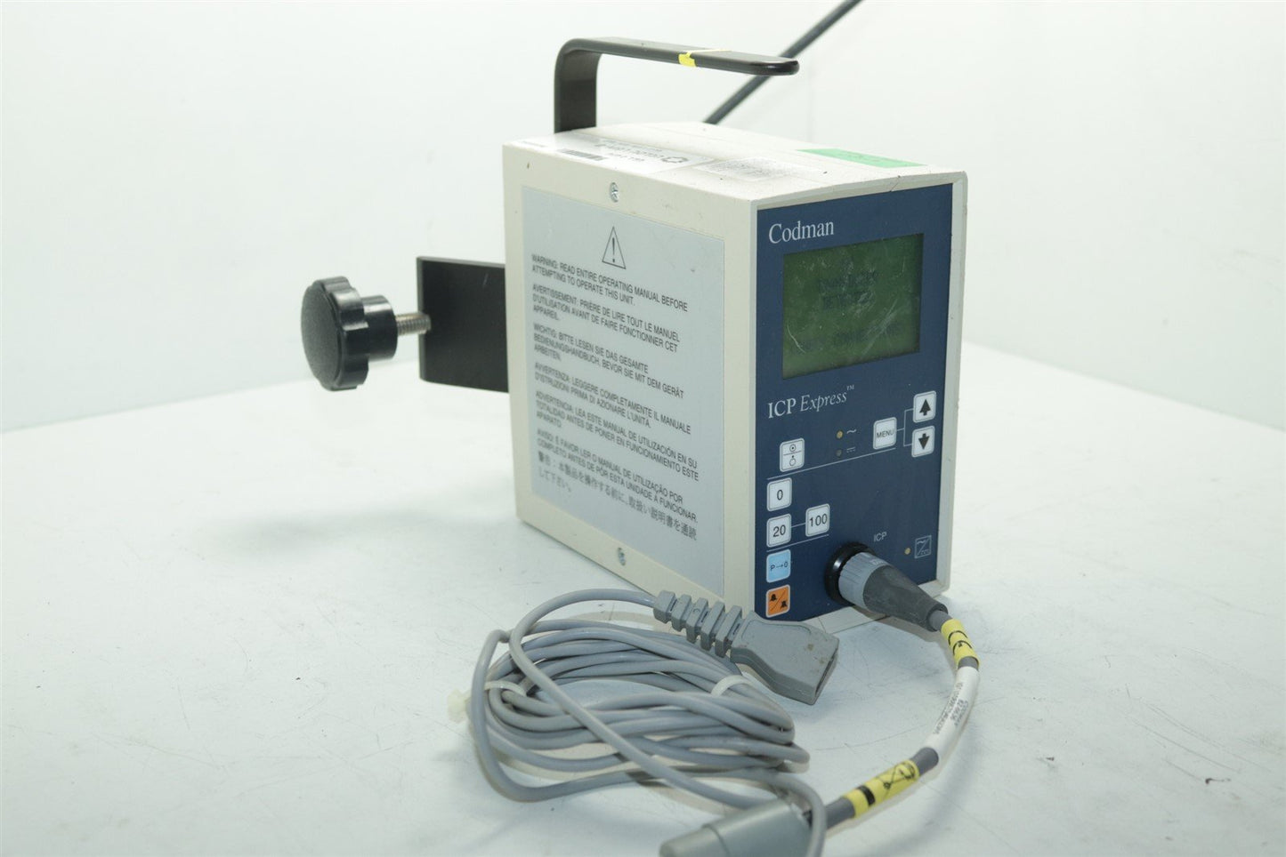Codman ICP Express 82-6635 Monitor System + Codman Cable Connection 82-6636