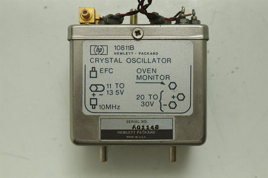 HP Agilent 8672A Signal Generator 2-18GHz Crystal Oscillator 10811B