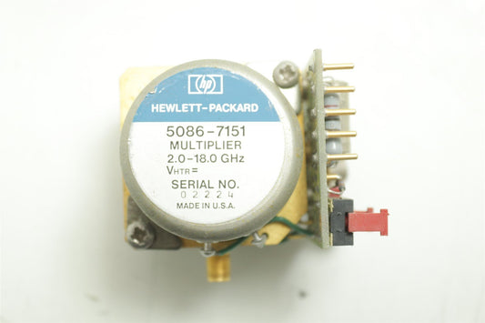 HP Agilent 8672A Signal Generator 2-18GHz YIG Tuned Multiplier 5086-7151