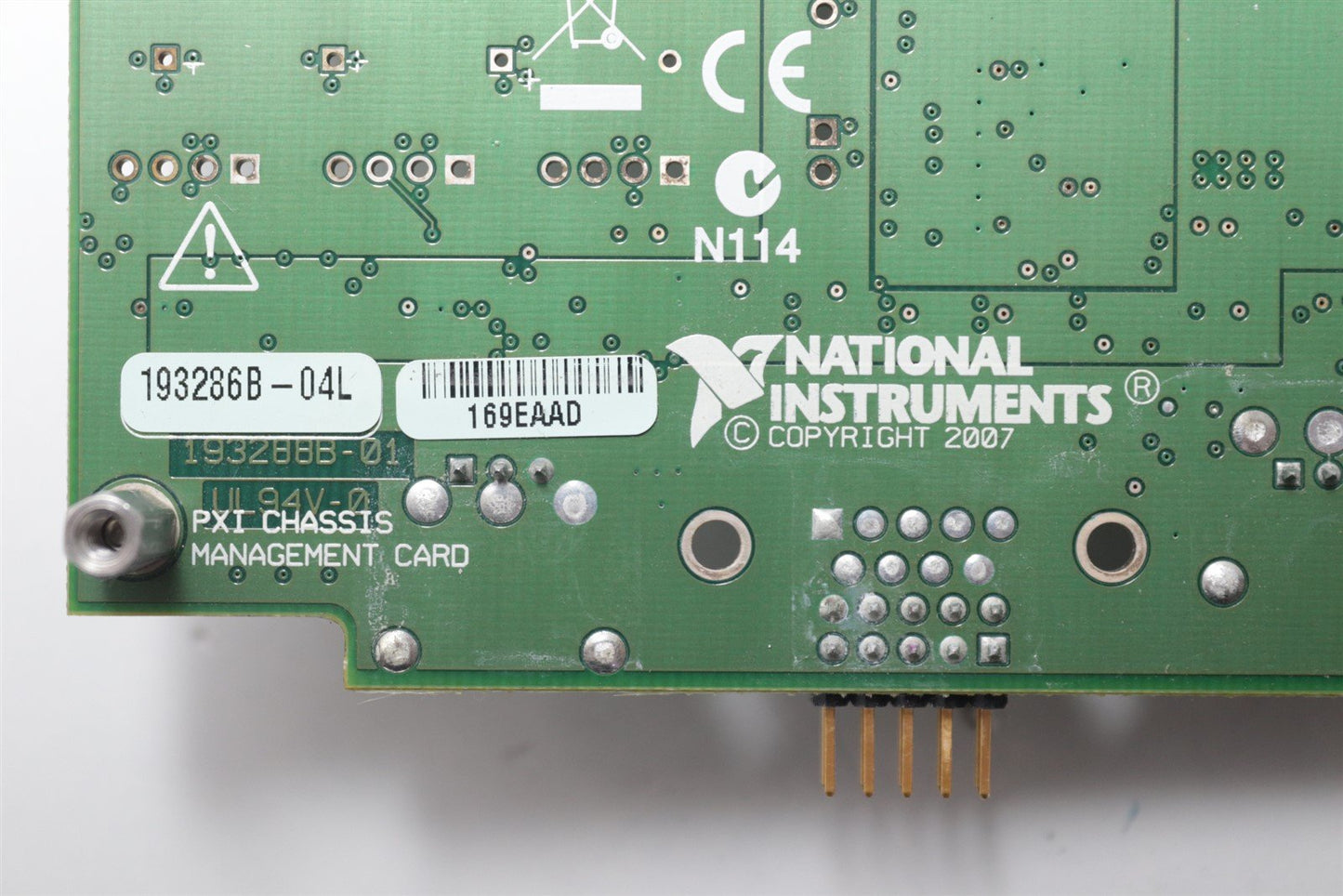 National Instruments PXI Chassis Management Card 193286B-04L