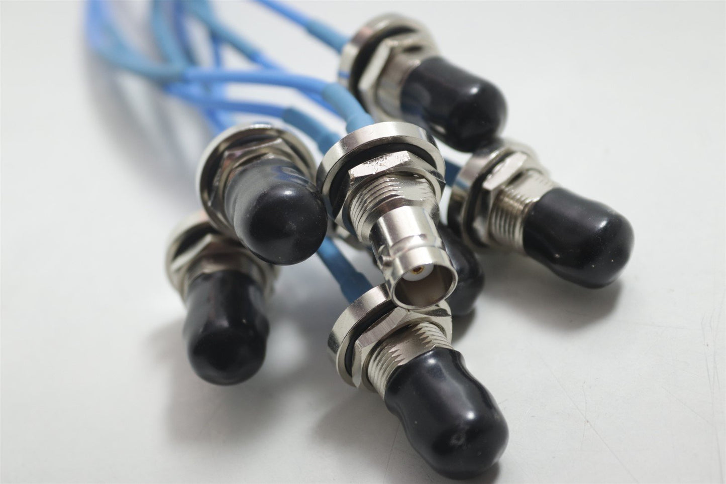 Lot of 7 SMA to BNC Teflon Silver Coated High power Coaxial Cable