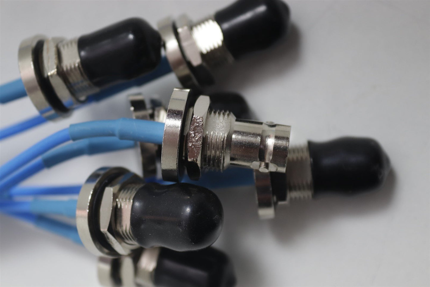 Lot of 7 SMA to BNC Teflon Silver Coated High power Coaxial Cable