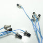Lot of 7 SMA to BNC Teflon Silver Coated High power Coaxial Cable