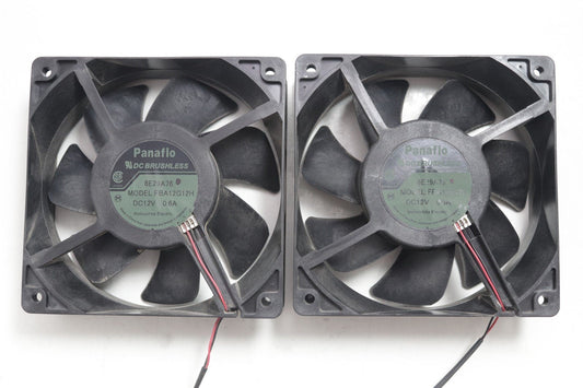 LOT OF 2 Panaflo 3Pin Cooling Fan 12VDC 0.6A 120*120*38mm FBA12G12H