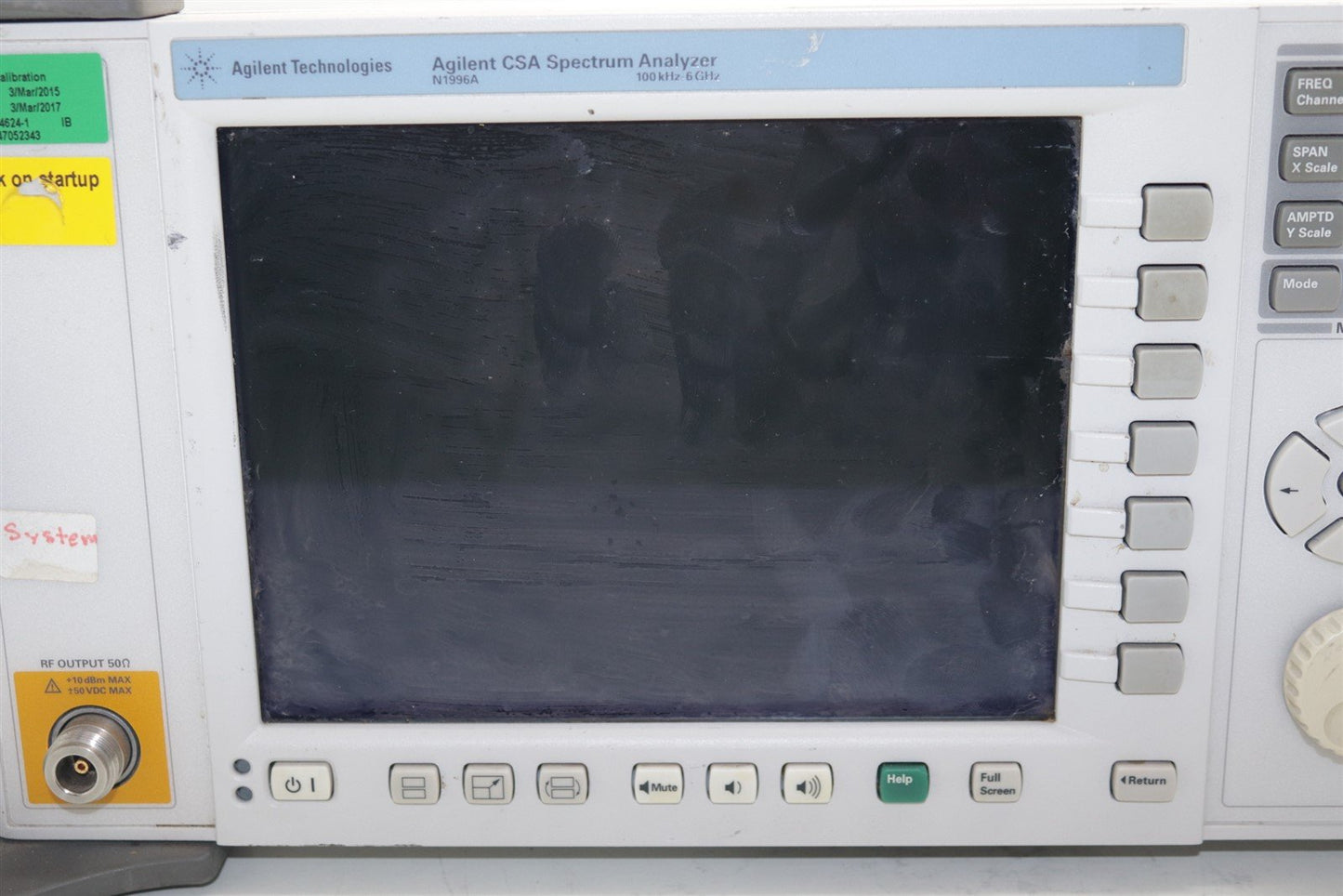 Agilent N1996A Spectrum Analyzer CSA 100kHz - 6GHz RF Assy N1996-63030