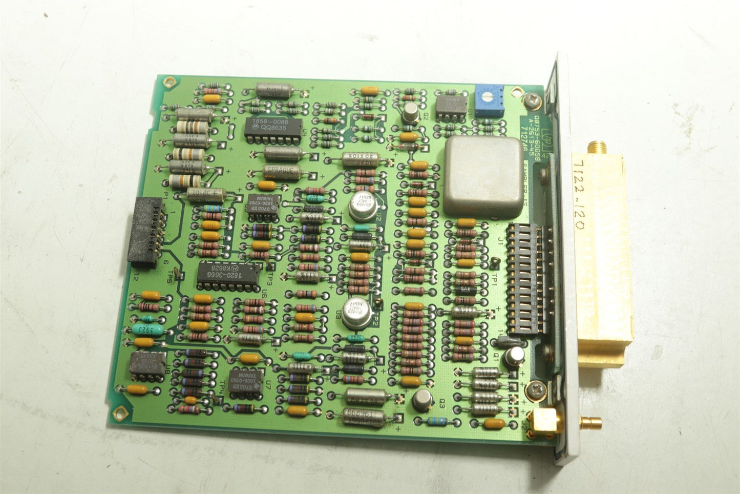 Gigatronics 12000A Microwave Synthesizer Front Panel Assy
