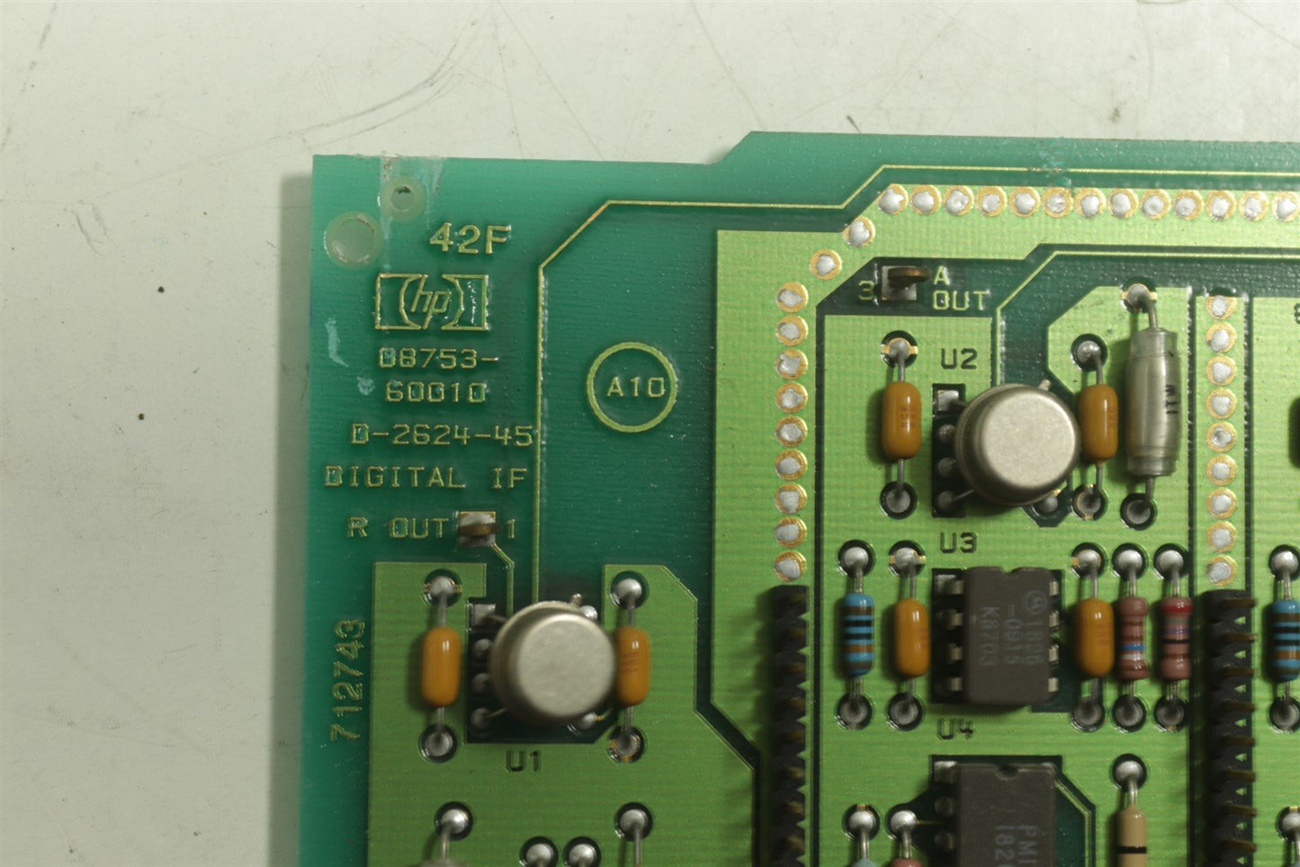 Gigatronics 12000A Microwave Synthesizer Front Panel Assy